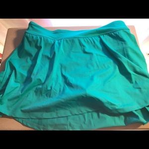 NWOT L.L. Bean Greenish-Teal Swim Skirt